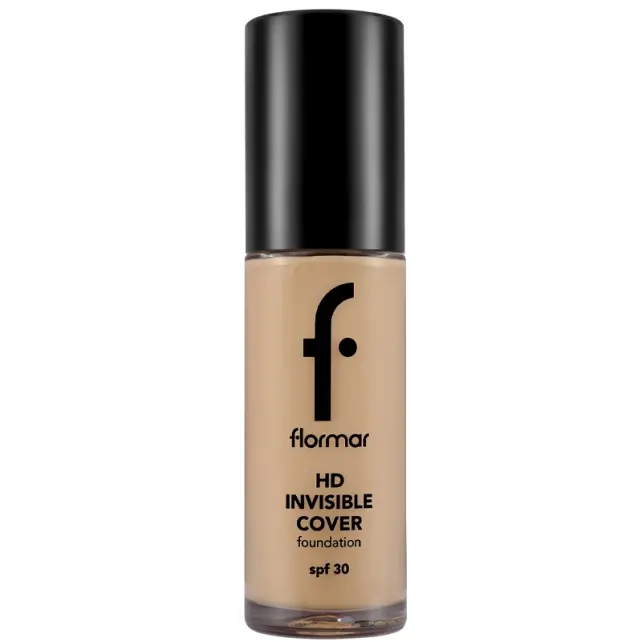 Flormar Invisible Cover Foundation - Fondöten No: 90 Golden Natural - 1