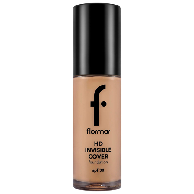 Flormar Invisible Cover Foundation - Fondöten No:100 Medium Beige 30ml - 1