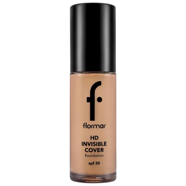 Flormar Invisible Cover Foundation - Fondöten No:100 Medium Beige 30ml - 1