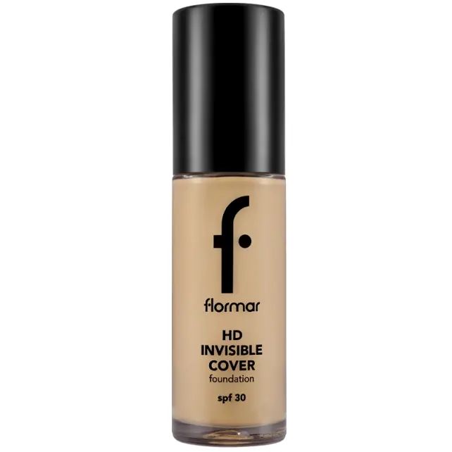 Flormar Invisible Cover Foundation - Fondöten No:80 Beige 30ml - 1