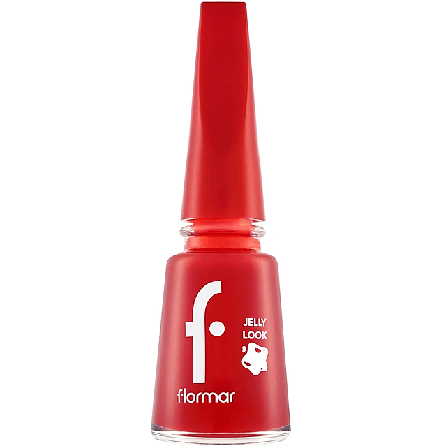 Flormar Jelly Look - Jel Görünümlü Oje No: JL04 Scarlet - 1