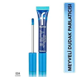 Flormar Juicy Lip Gloss - Renkli Dudak Parlatıcı No: 04 Blueberry - 5