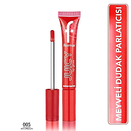 Flormar Juicy Lip Gloss - Renkli Dudak Parlatıcı No: 05 Watermelon - 5