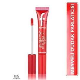 Flormar Juicy Lip Gloss - Renkli Dudak Parlatıcı No: 05 Watermelon - 5