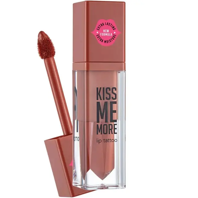 Flormar Kiss Me More Lip Tattoo - Mat Likit Ruj No: 019 Caramel - 1
