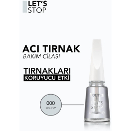 Flormar Lets Stop Base Coat - Acı Cila 11ml - 2