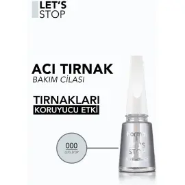 Flormar Lets Stop Base Coat - Acı Cila 11ml - 2