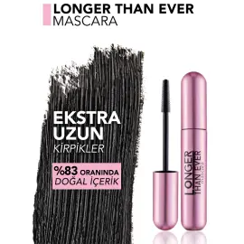 Flormar Longer Than Ever Maskara - Siyah - 4