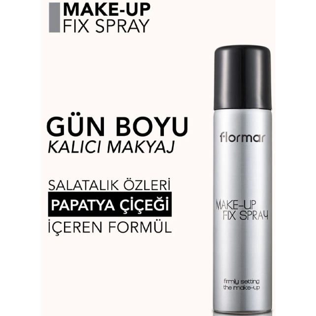 Flormar Make-Up Fix Spray - Makyaj Fixleyici Sprey - 3