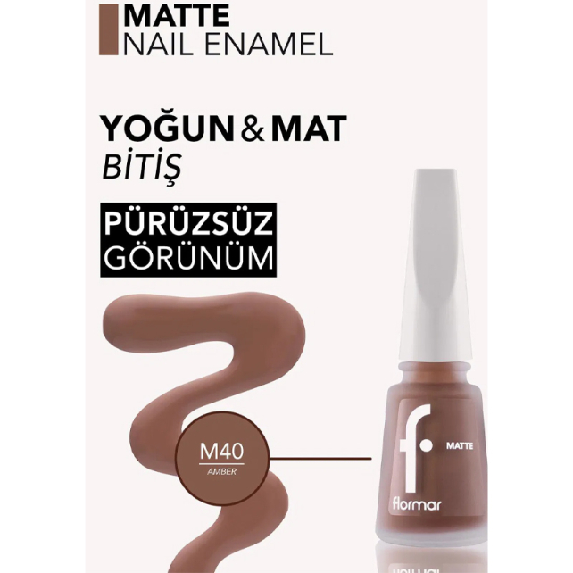 Flormar Matte Oje No: M40 Amber - 3