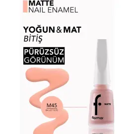 Flormar Matte Oje No: M45 Ballet Tutu - 3