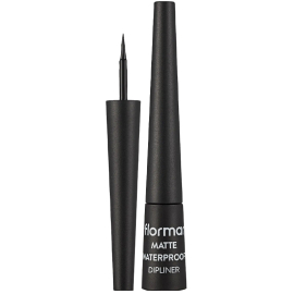 Flormar Matte Waterproof Dipliner - Mat Eyeliner Black 2.5ml - 2