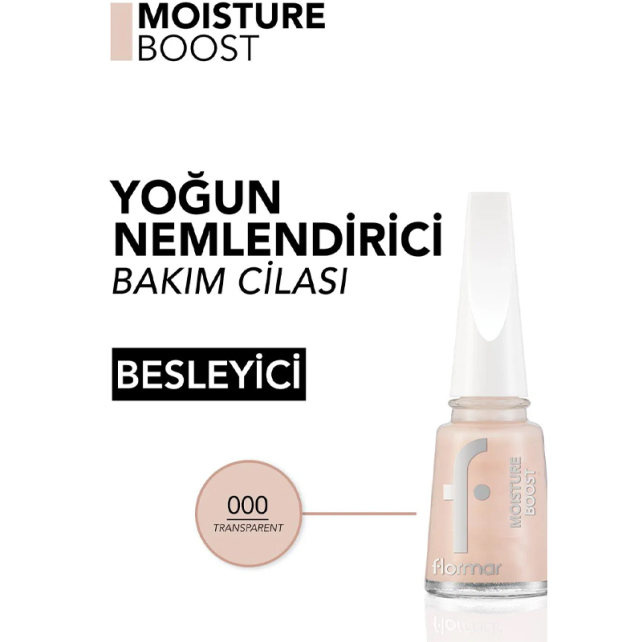 Flormar Moisture Boost Base Coat - Nemlendirici Etkili Oje Bazı 11ml - 3