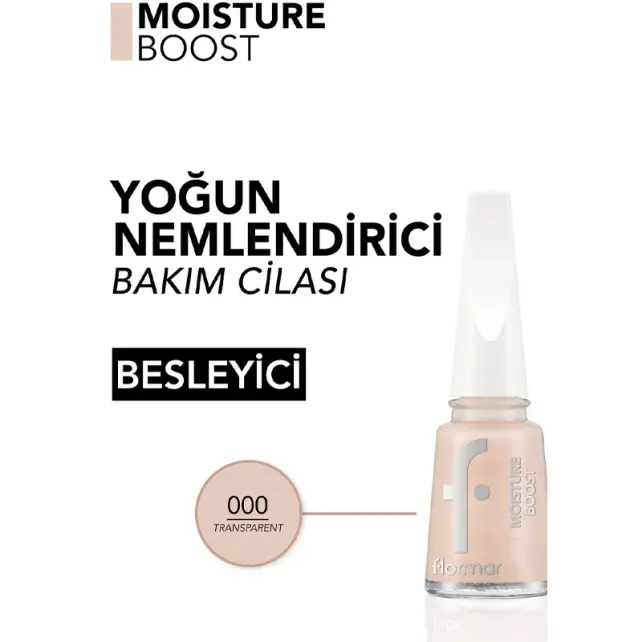 Flormar Moisture Boost Base Coat - Nemlendirici Etkili Oje Bazı 11ml - 3