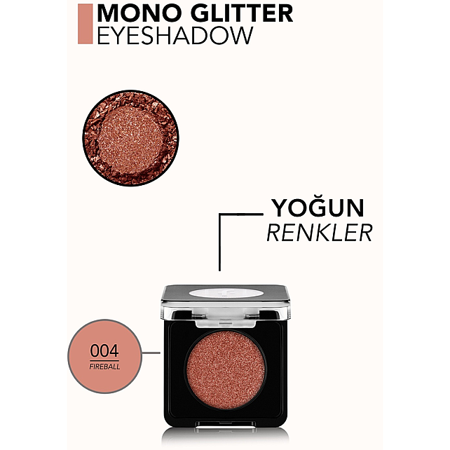 Flormar Mono Eyeshadow - Göz Farı No: 004 Fireball - 4