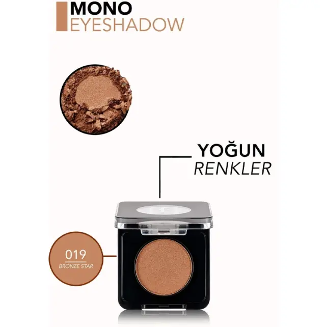 Flormar Mono Eyeshadow - Göz Farı No: 019 Bronzestar - 4