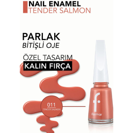 Flormar Nail Enamel Oje No: 011 Tender Salmon - 4