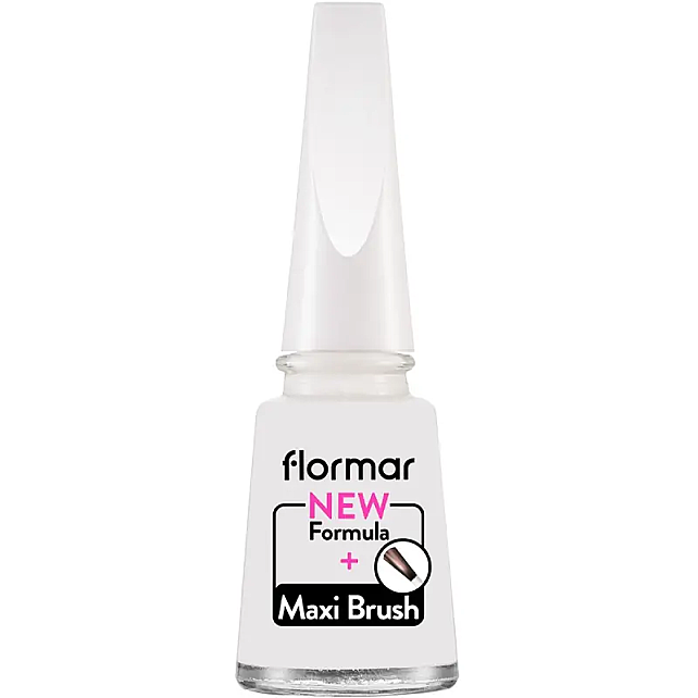 Flormar Nail Enamel Oje No: 310 Snow White - 4