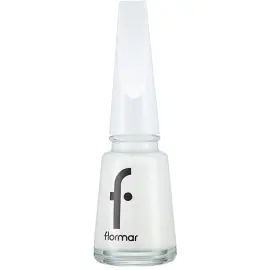 Flormar Nail Enamel Oje No: 310 Snow White - 1