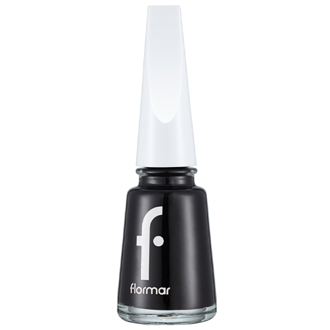 Flormar Nail Enamel Oje No:313 Black Minimalism - 1
