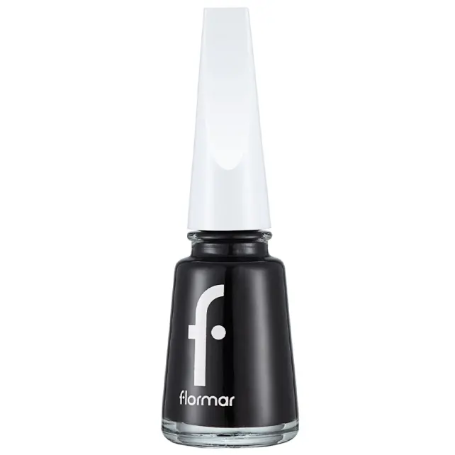 Flormar Nail Enamel Oje No:313 Black Minimalism - 1