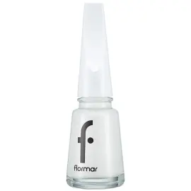 Flormar Nail Enamel Oje No: 400 Bright White - 1