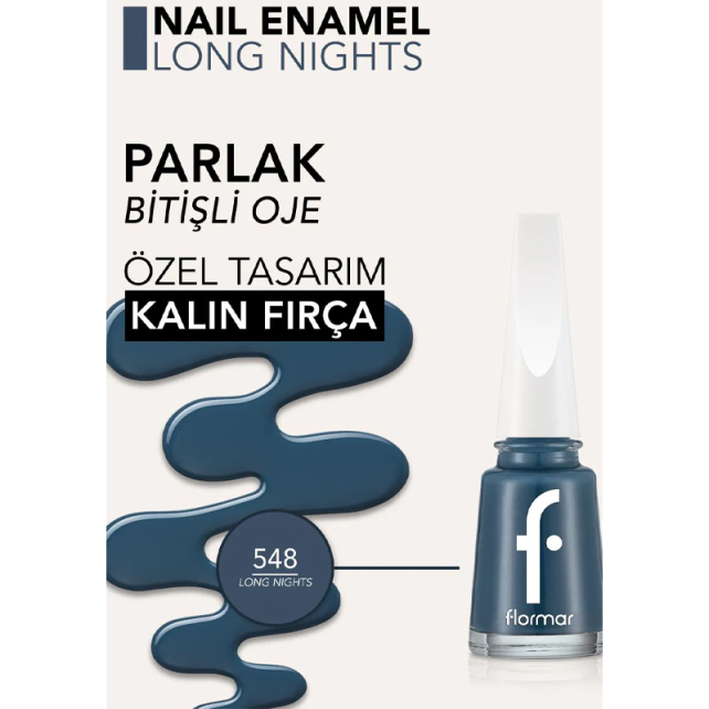 Flormar Nail Enamel Oje No: 548 Long Nights - 4
