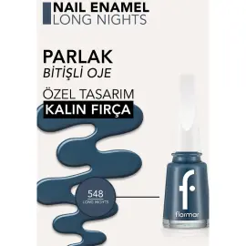 Flormar Nail Enamel Oje No: 548 Long Nights - 4