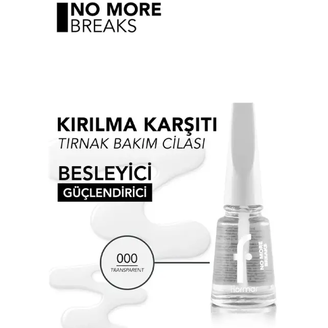 Flormar No More Breaks - Tırnak Bakım Cilası 11ml - 4