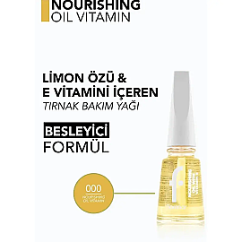 Flormar Nourishing Oil With Vitamin E - Tırnak Bakım Yağı 11ml - 3