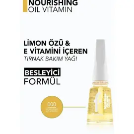 Flormar Nourishing Oil With Vitamin E - Tırnak Bakım Yağı 11ml - 3