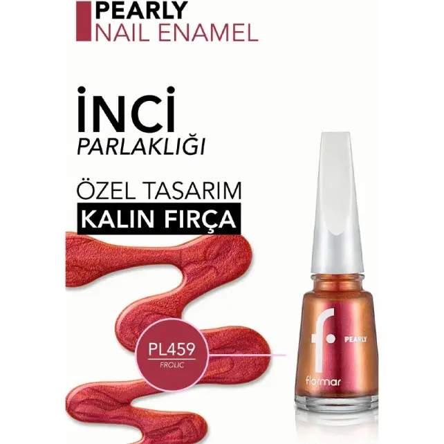 Flormar Pearly - Sedefli Oje No- P.N.E PL459 Frolic - 4