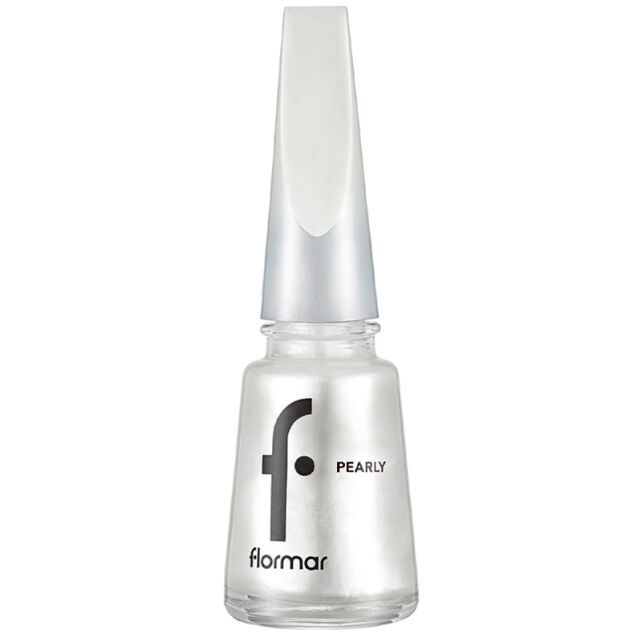 Flormar Pearly - Sedefli Oje No: PL201 Luxury White - 1