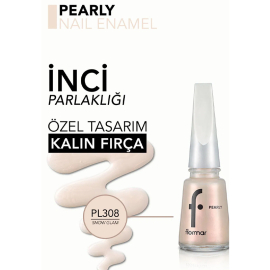 Flormar Pearly - Sedefli Oje No: PL308 Snow Glam - 3
