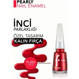 Flormar Pearly - Sedefli Oje No: PL384 Le Rouge - 4