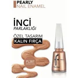 Flormar Pearly - Sedefli Oje No: PL387 Vintage Gold - 4