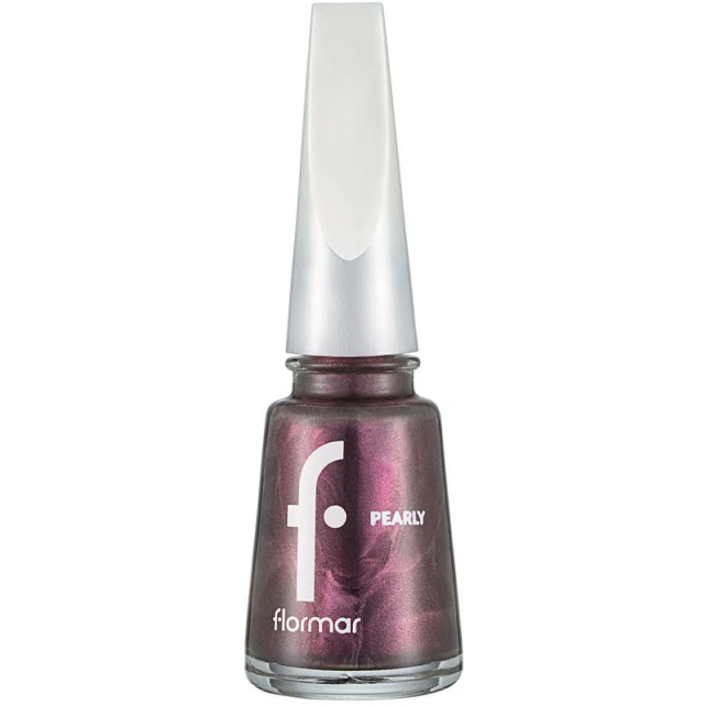 Flormar Pearly - Sedefli Oje No: PL418 Chrome Purple - 1
