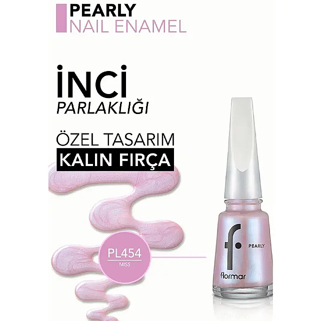 Flormar Pearly - Sedefli Oje No: PL454 Miss - 4