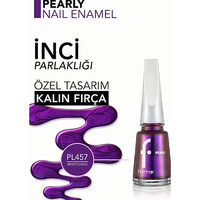 Flormar Pearly - Sedefli Oje No: PL457 Bewitching - 4