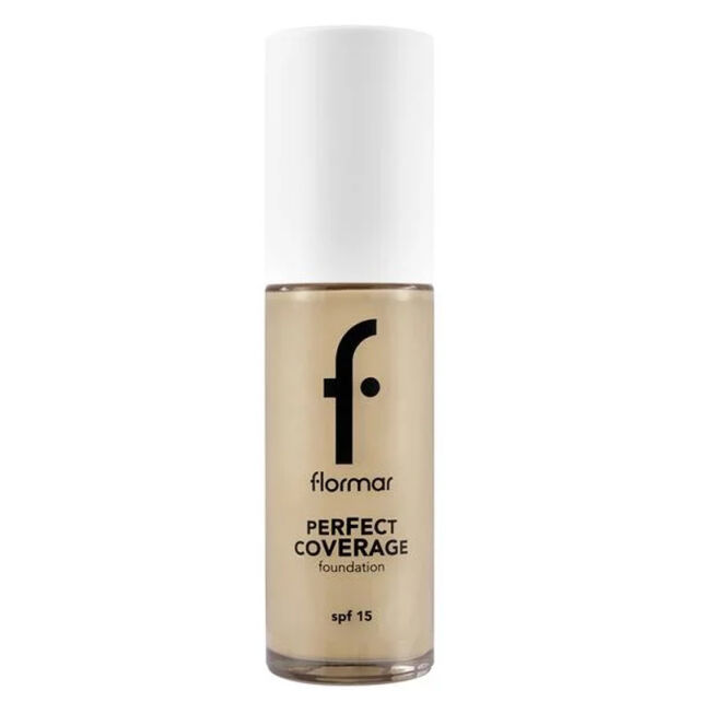 Flormar Perfect Covegare Foundation - Kapatıcı Fondöten No:102 Soft Beige 30ml - 1