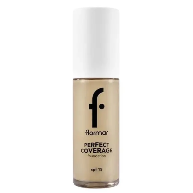 Flormar Perfect Covegare Foundation - Kapatıcı Fondöten No:102 Soft Beige 30ml - 1