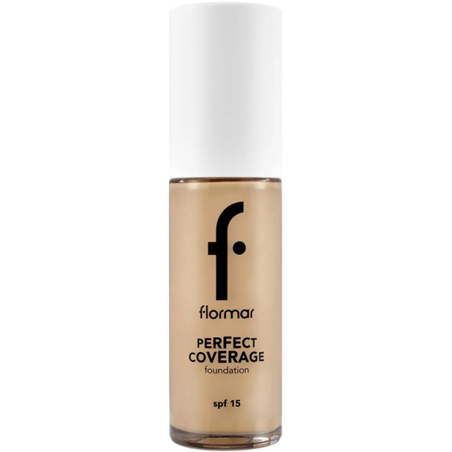 Flormar Perfect Covegare Foundation - Kapatıcı Fondöten No:121 Golden Neutral 30ml - 1