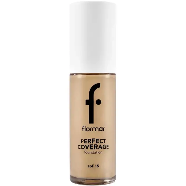 Flormar Perfect Covegare Foundation - Kapatıcı Fondöten No:121 Golden Neutral 30ml - 1