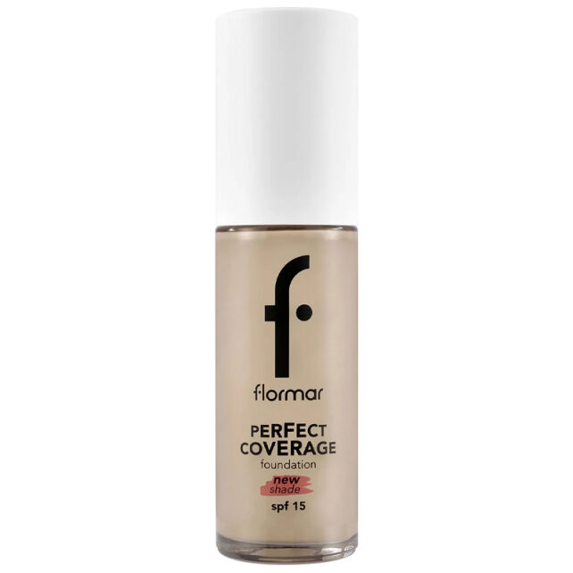 Flormar Perfect Coverage SPF15 - Yüksek Kapatıcı Fondöten No: 131 Warm Nude - 1