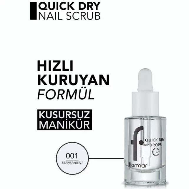 Flormar Quick Dry Drops - Oje Kurutucu 8ml - 3