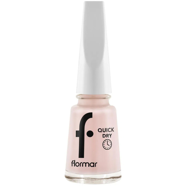 Flormar Quick Dry - Hızlı Kuruyan Oje No: QD02 Soft Pink - 1
