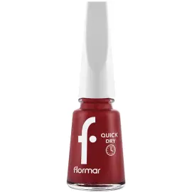 Flormar Quick Dry - Hızlı Kuruyan Oje No: QD04 Red Flag - 1