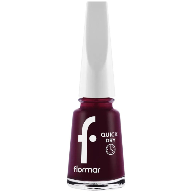 Flormar Quick Dry - Hızlı Kuruyan Oje No: QD21 Blackstar Red - 1