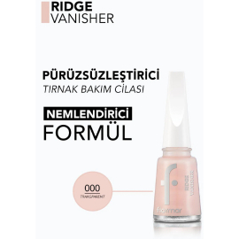 Flormar Ridge Vanisher Base Coat - Pürüzsüzleştirici Tırnak Bazı 11ml - 2