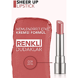 Flormar Sheer Up - Yarı Transparan Ruj No: 009 Baby Girl - 4